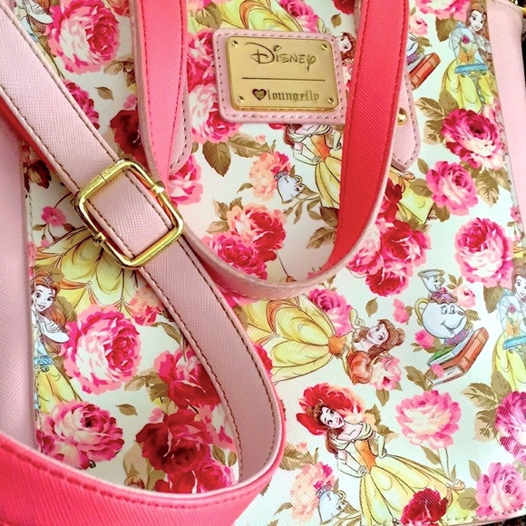 🌺RARE & HTF🌺 Loungefly Beauty and the Beast Crossbody! - Picture 3 of 5